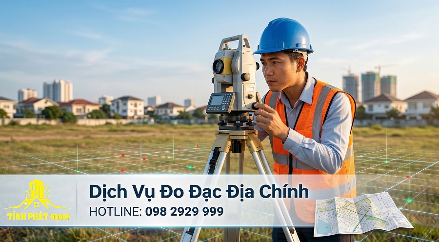 dịch vụ đo đạc địa chính Tình Phát Group