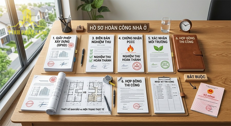 hồ sơ hoàn công nhà ở