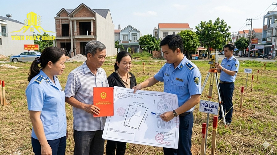 Tách thửa hợp thửa đất thực tế