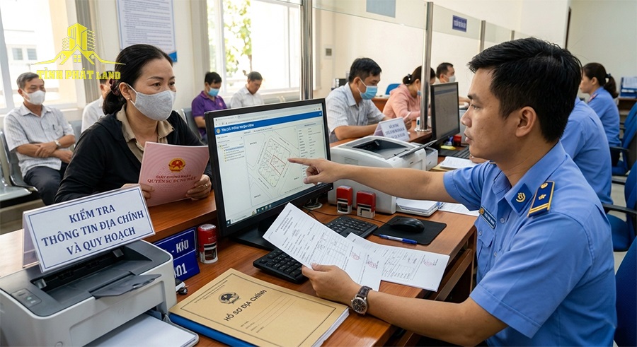 Xem Thông Tin Quy Hoạch 2026: Cách Tra Cứu Nhanh Và Chính Xác Nhất 2 Thủ tục kiểm tra thông tin địa chính trực tiếp tại cơ quan chức năng