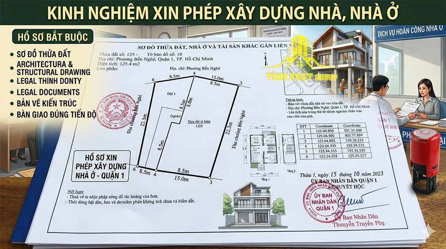 Kinh nghiệm xin phép xây dựng nhào ở
