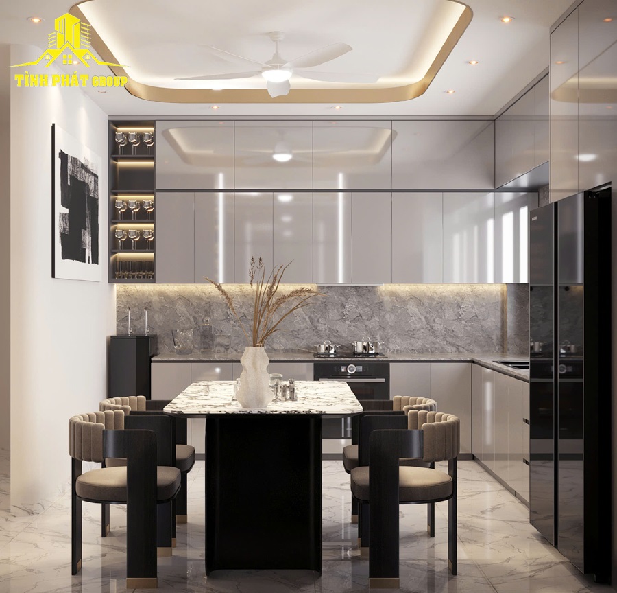 Nội thất phòng bếp sang trọng