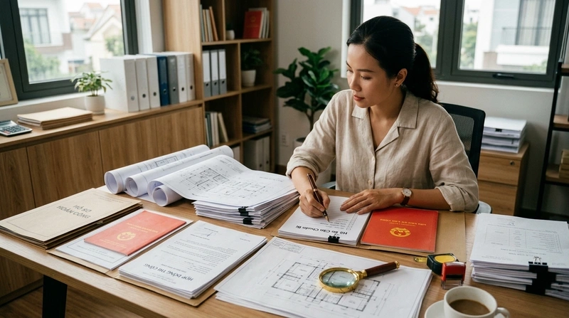 Dịch Vụ Hoàn Công Nhà Ở Bình Tân 2026: Thủ Tục & Chi Phí 2 2. Hồ sơ hoàn công nhà ở Bình Tân cần chuẩn bị những giấy tờ gì?