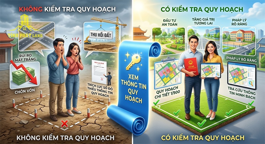 xem thông tin quy hoạch giúp an toàn giao dịch