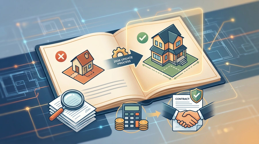 cập nhật diện tích xây dựng trên sổ