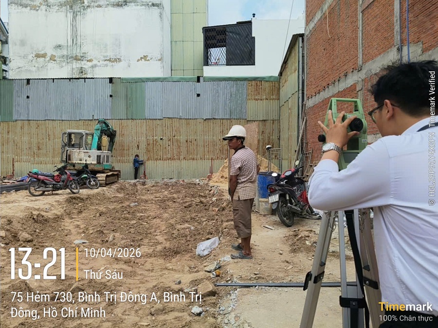 đo đạc đất đai tại bình trị đông
