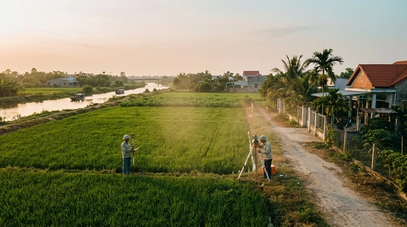 Quy trình đo đạc nhà đất chuyên nghiệp của công ty Tình Phát