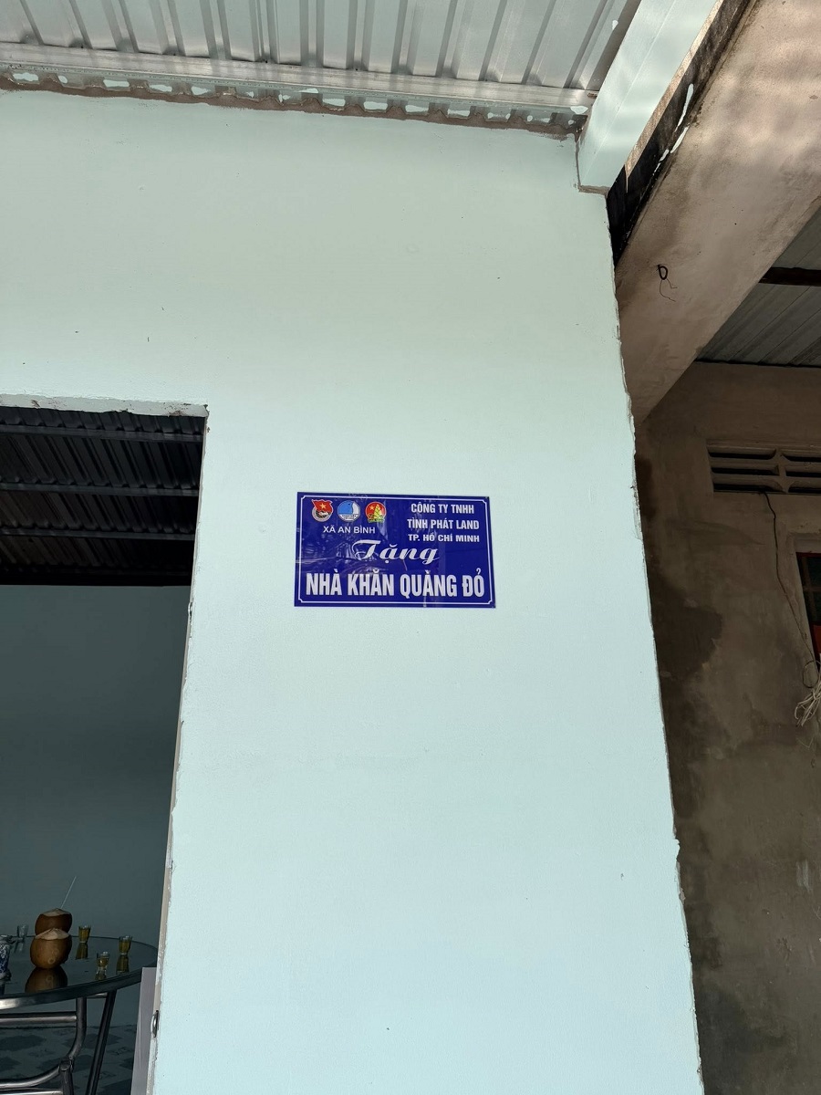 Tình Phát Group Tặng Nhà Khăn Quàng Đỏ Tại Xã An Bình 6 tinh phat group tang nha khan quang do tai xa an binh 6
