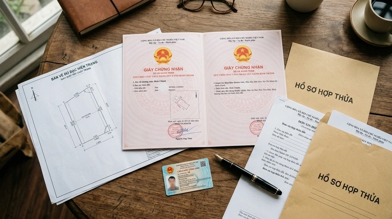 Dịch Vụ Hợp Thửa Đất Tại Bình Chánh Trọn Gói 2026 2 Hồ Sơ Xin Hợp Thửa Đất Cần Chuẩn Bị Những Giấy Tờ Gì?