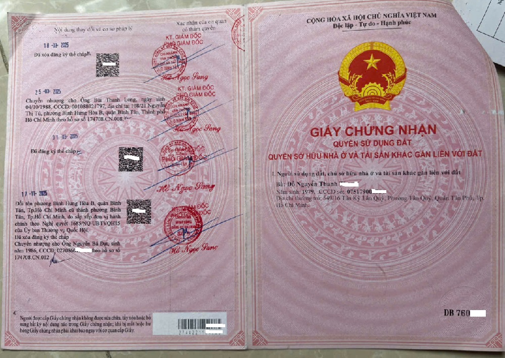 Dịch vụ đổi sổ hồng cấp mới sổ lần đầu tại Bình Tân - Tình Phát Group 2 Dịch vụ đổi sổ hồng cấp mới sổ lần đầu tại Bình Tân